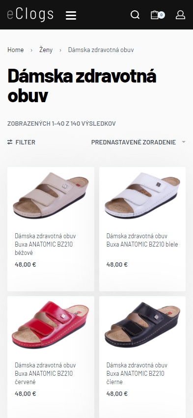 E-shop kategória